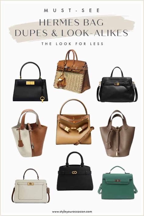 mini hermes kelly bag dupe|Hermes look alike bags.